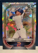2021 Bowman - Bowman Scouts Top 100 Gavin Lux #BTP-2 Atomic Refractor /150