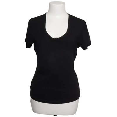 Passport, T-shirt, Größe: 36, Schwarz, Elasthan/Viskose, Einfarbig, Damen #akc