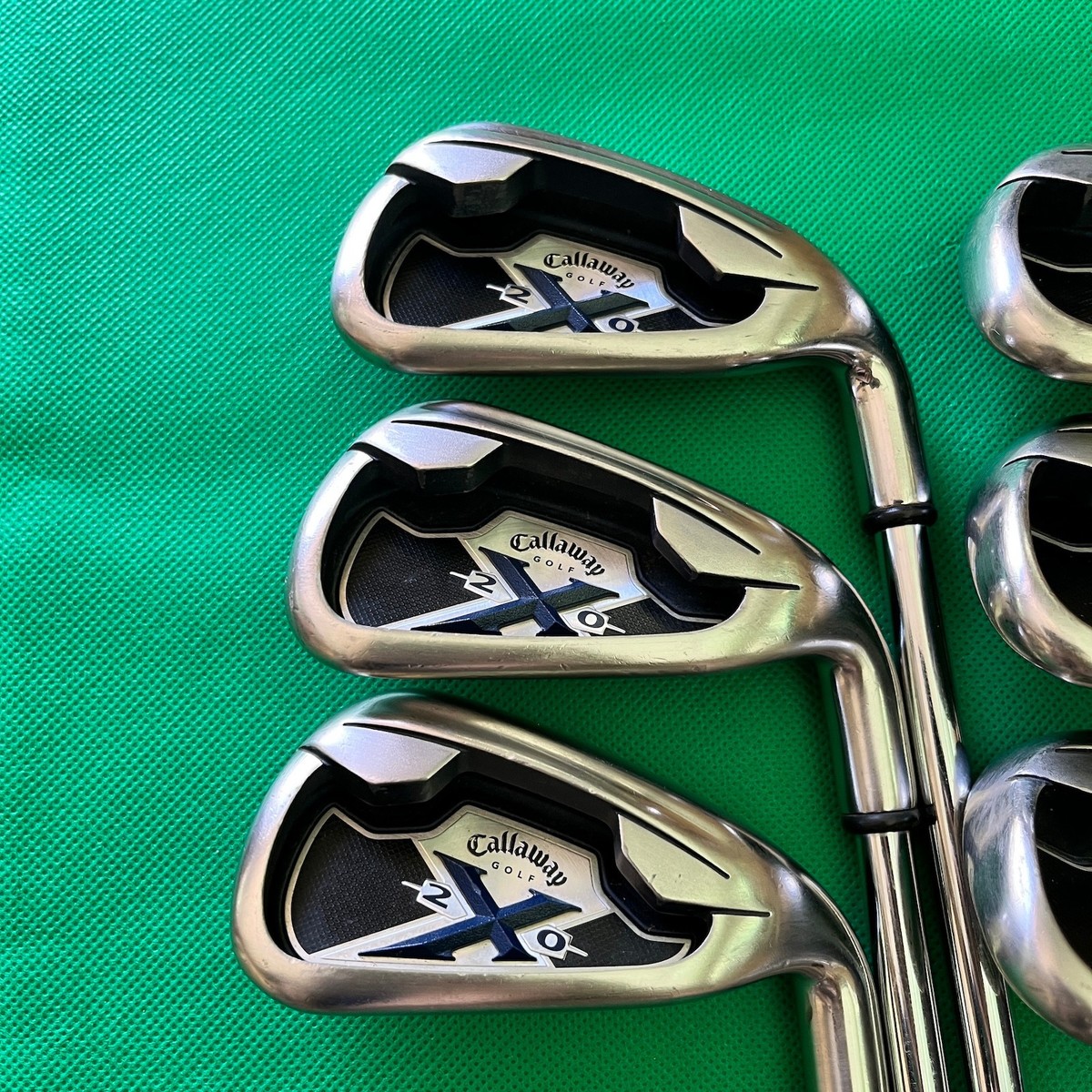 Callaway X-20 X20 Iron Set 6pcs 5-Pw Flex S Stiff N.S.PRO 950GH