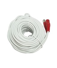 DC Power Extension Cable 5.5x2.1mm Adapter Cord 50ft 15M White CCTV