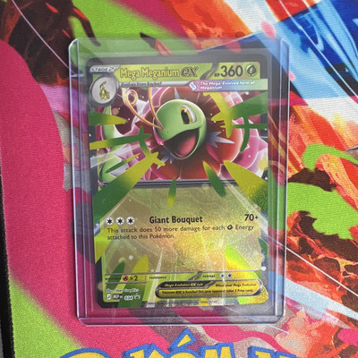 Mega Meganium EX 034 ME Mega Evolution Promo Holo 360HP English Pokemon TCG