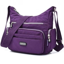 Women's Waterproof Crossbody Bag with Multi-Pocket, RFID, Handbags & Pocketbooks