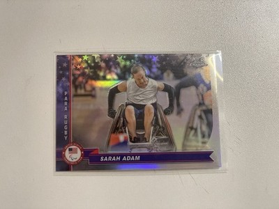 2024 Topps Chrome US Olympic & Paralympic Refractor Sarah Adam #148