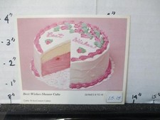 Baskin Robbins ice cream 1980s store sign BEST WISHES shower cake pink flowers