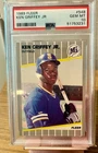 1989 FLEER #548 KEN GRIFFEY JR. Rookie Card HOF PSA 10 🔥