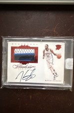2015-16 Panini Flawless - Momentous Autographed Memorabilia Kevin Durant #MM-KD