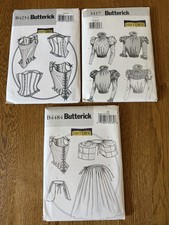 Lot 3 Butterick History Sewing Patterns Corse...
