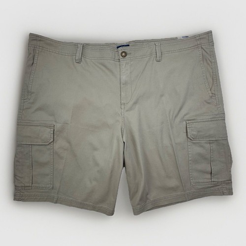 George Cargo Shorts Herren Gr. 48 khaki hellbraun - am Knie Freizeit NEU