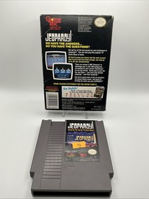 Jeopardy! NES 1987 Game And Box Only