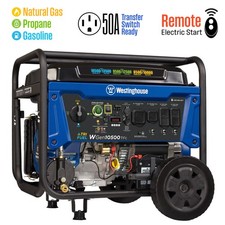 Westinghouse Open Box WGen10500TFc 13,500/10,500-Watt Tri-Fuel Generator