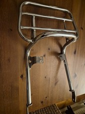 Triumph Bonneville T100 Chrome Luggage Rack & Grab Rail​