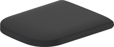 Duravit 006459 Happy D.2 Round Toilet SeatQuick Release - Anthracite Matte