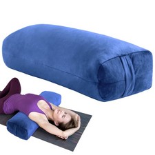 Yoga Bolster Pillow, Rectangular Bolster for Restorative Yoga  Meditation, P...