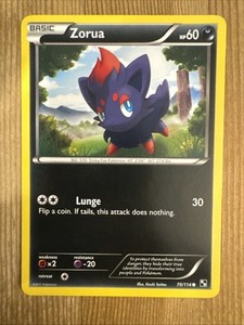 Pokemon TCG - Zorua - 70/114 - Black and White - Common (2011) NM