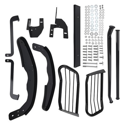 Front Push Bumper Bull Bar Grille Guard For Toyota Tacoma 05-15 Powder Coated