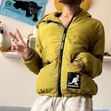 Kangol x H&M feat. MABEL Jacket 'Short Puffer Jacket' - Olive Green - XS