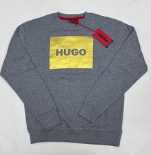 Image of Hugo Boss Crew Neck Sweatshirt Featuring Box Logo Print