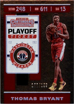 2019-20 Panini Contenders Playoff Ticket #95 Thomas Bryant /199 - BSK