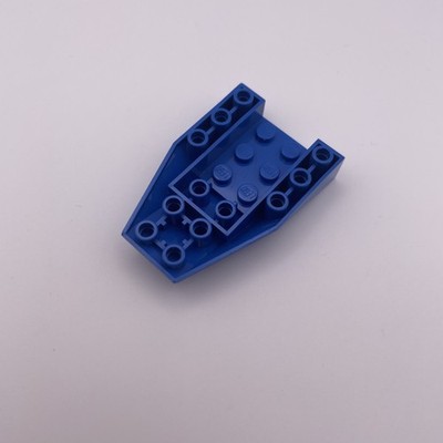 Lego Teil 4856b Keil 6x4 dreifach invertiert mit Verbindungen zwischen 4 Noppen blau