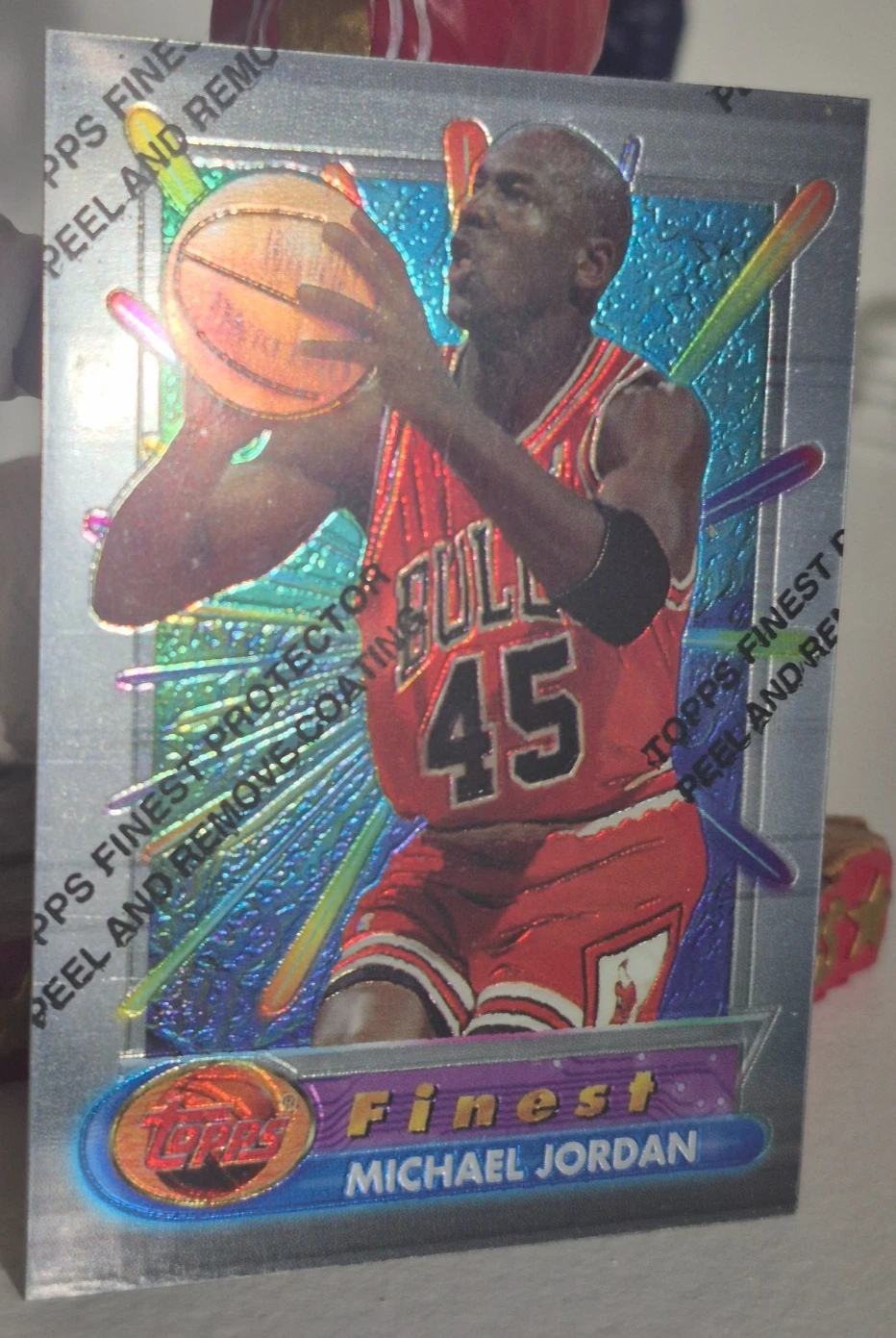 1994-95 TOPPS FINEST ジョーダン！！ 1994-95 Michael Jordan Topps Finest #331 W/Coating SGC 8.5