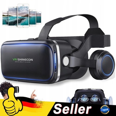 VR Brille Virtual Reality Headset 3D 360° für Smartphones Handy für Android/iOS