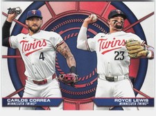 2025 Topps #DD-11 Carlos Correa / Royce Lewis Dynamic Duos