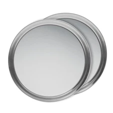 TRAMONTINA 16 in Professional Grade Aluminum Pizza Pans 2 Pk