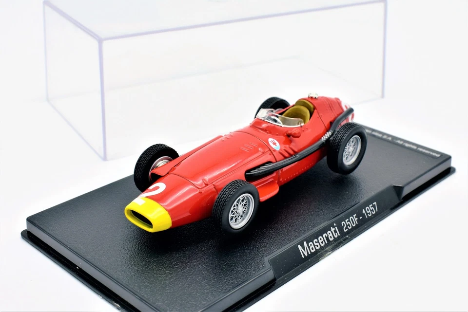 Modellino auto Formula 1 F1 scala 1:43 Maserati 250F modellismo da collezione - Immagine 3 di 4