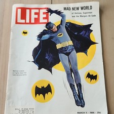 March 11, 1966 - Life Magazine - Adam West - Batman Superman Marquis de Sade