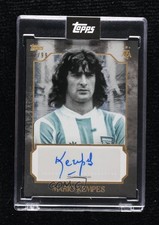 2025 Topps Leyendas Argentinas Foil /99 Mario Kempes Auto 3d3