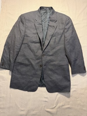 ARMANI COLLELIONI Cashmere Blazer Sz 40 R Single Breast 