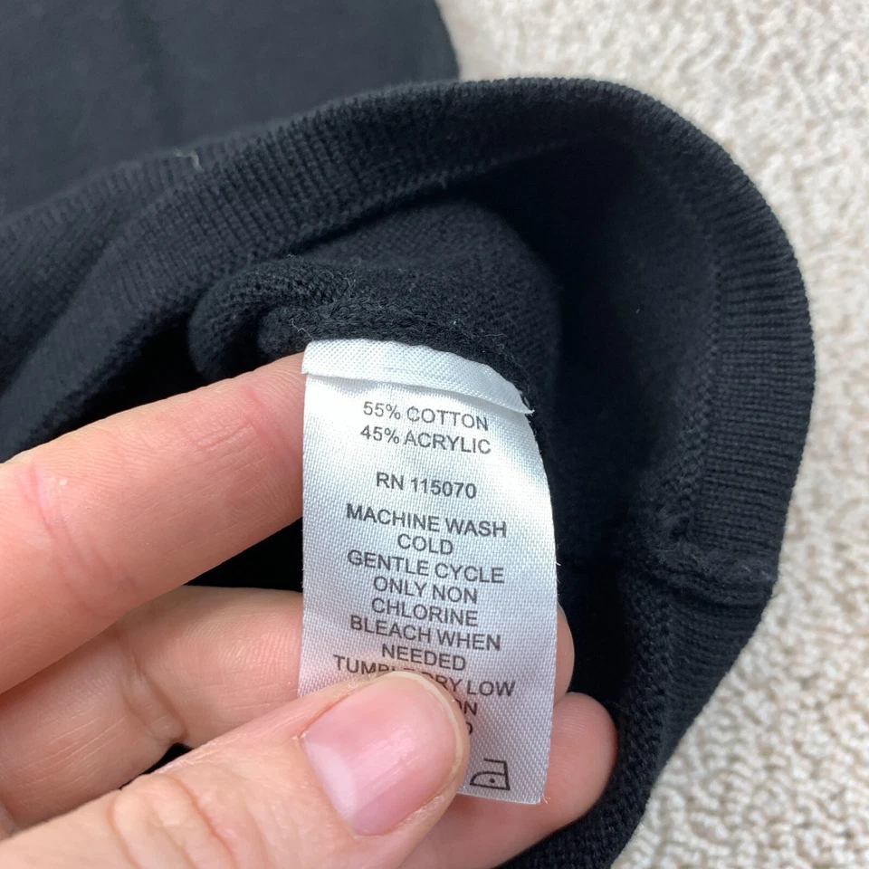 Vestido Suéter Lennie For Nina Leonard Para Mujer Grande Tostado Negro Cuello Alto Foto 4 de 4