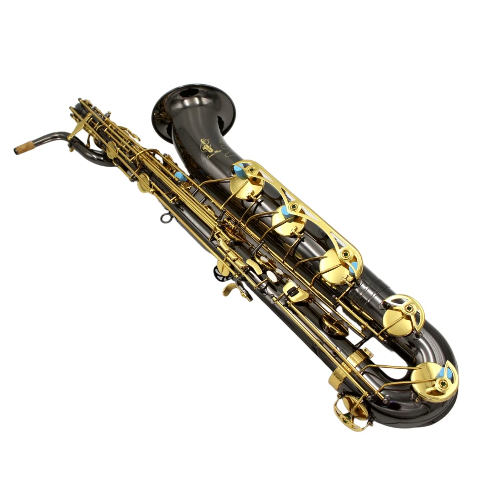 Баритон-саксофон Eastern Music черный никелированный с гравюрами феникс - Изображение 4 из 4