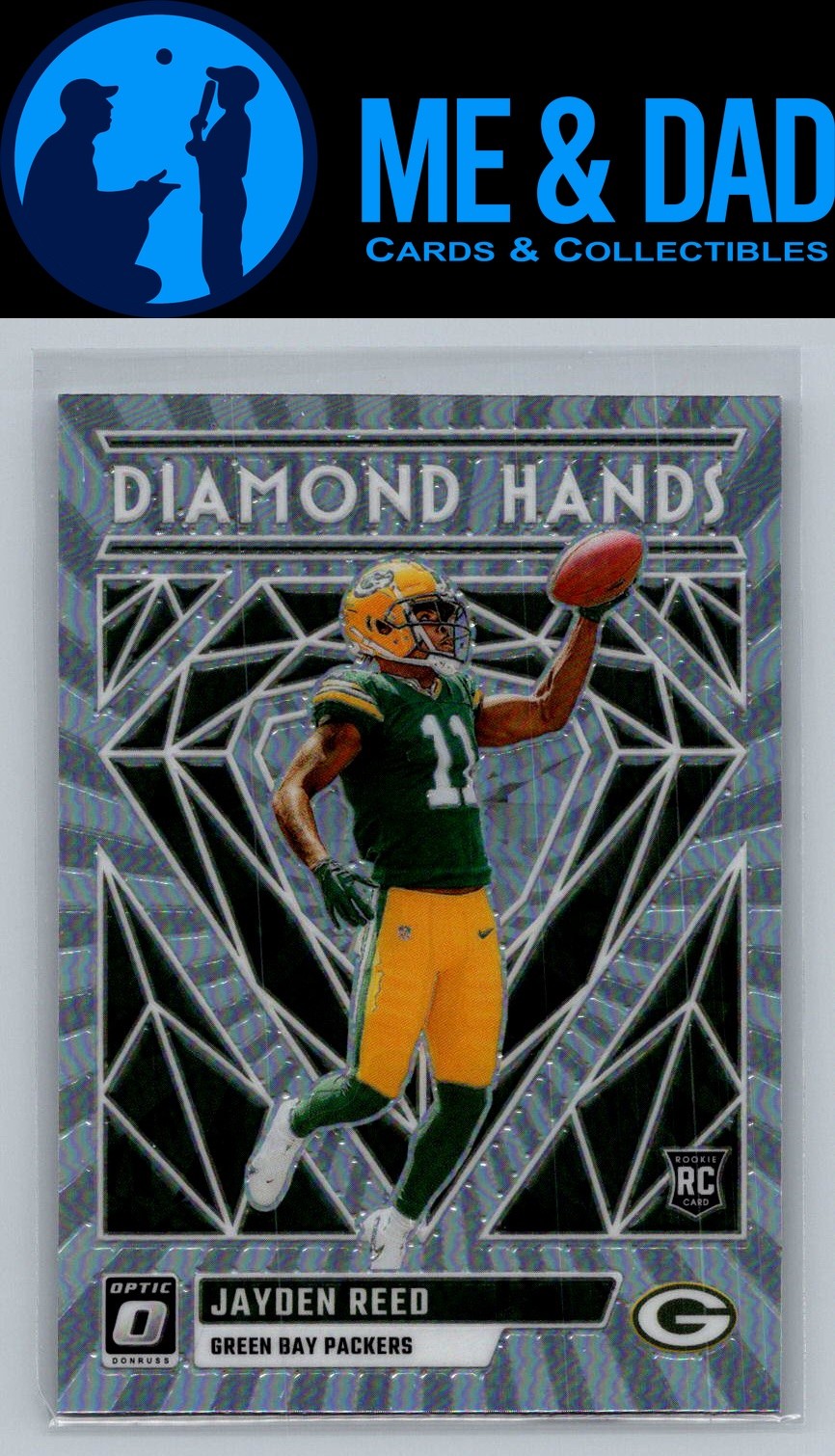 2023 Donruss Optic #DH-JR Jayden Reed Diamond Hands