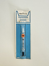 Vintage ROWI Glass Thermometer No. 213 Germany New Old Stock Sealed