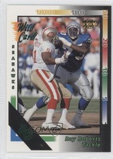 1992 Wild Card 10 Stripe Ray Roberts #417 Rookie RC 0a1. rookie card picture