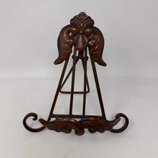 VTG Cookbook Stand Scroll Metal Heavy Book Recipe Bible Music Holder