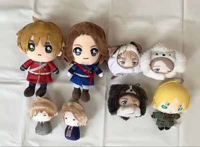 Hetalia Chibi Plush Bulk Set USA UK France Fukukore AniZukin Nitotan Ages 13+