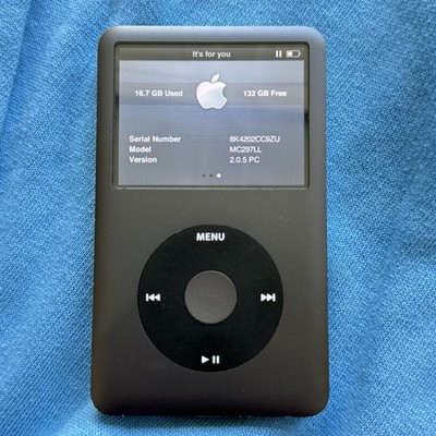 Apple iPod Classic 7th Generation 160GB Gray A1238 Tested Working