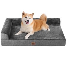 Memory Foam Dog Bed Large Sized Dogs, Pet Bed for Large Dog for Crate with Wa...