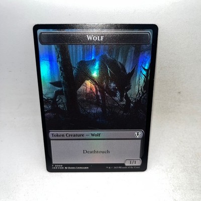 Wolf (0009) // Wolf (0018) Double-Sided Token Innistrad Magic The Gathering Foil
