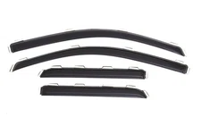 AVS In-Channel Ventvisor Window Deflectors for 15-19 Silverado Sierra Ext. Cab