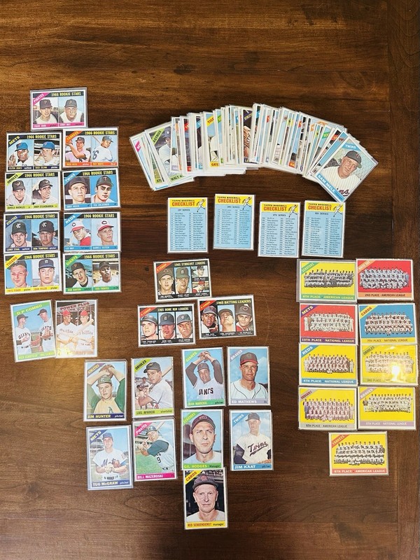 1966 Topps Partial Set (151 Diff Cards) VGEX Avg W/Stars ⭐️ Semi Hi - Nice Lot!!