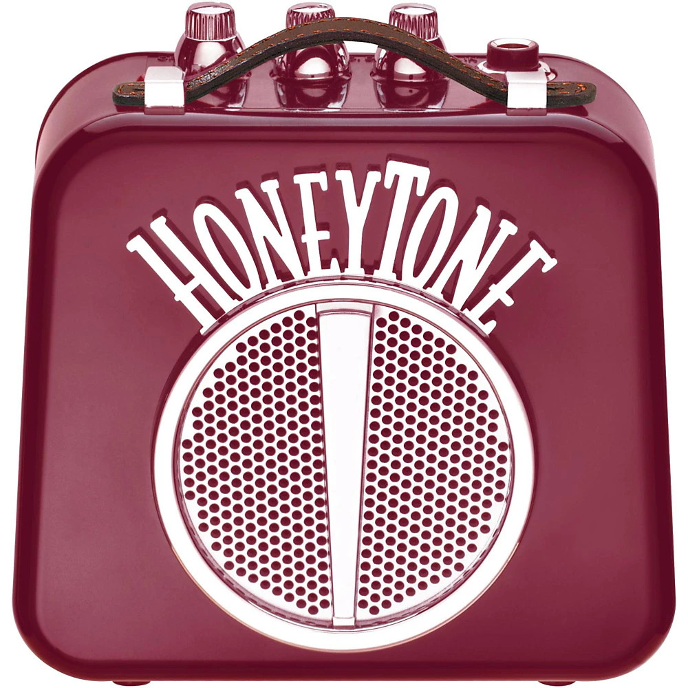 Гитарный мини-усилитель Honeytone N-10 бордовый 4190₽