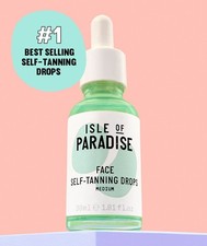 Isle of Paradise Face Self-Tanning Drops  Medium  30ml 1.01 fl oz