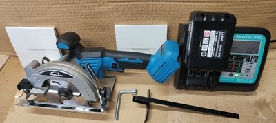 AutoJare 18V Akku-Kreissäge1050W bürstenlos 6,0Ah Li-Ion 51mm Set Akku+Lader