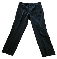 Prada Mens Tuxedo Dress Pants Trousers Black Stripe Size 50 Inseam 30.25"