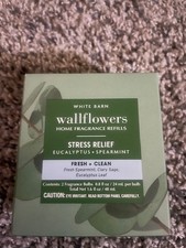 8 X NEW Bath and Body Works Wallflowers Eucalyptus Spearmint Refill Bulbs