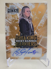 2025 LEAF METAL WOMEN OF SPORT BECKY HAMMON BREAKIN GBARRIERS GOLD AUTO Ser #1/1