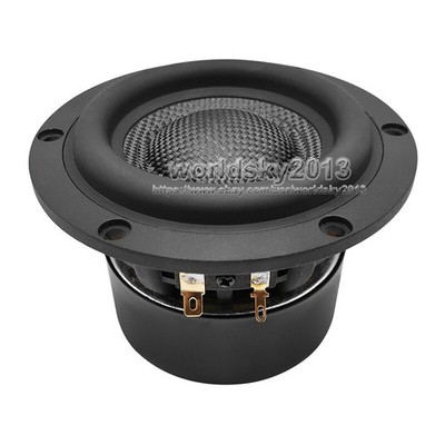 1x 4'' inch 4/8Ohm 40W Super Bass Audio Speaker Stereo Subwoofer Loudspeaker #cv